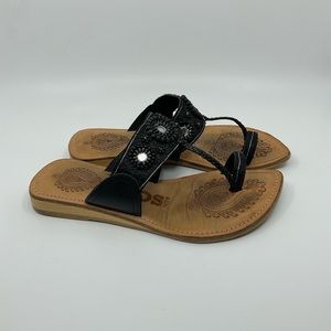 Bos. & Co. Leather Rajasthani Toe Loop Leather Sandals